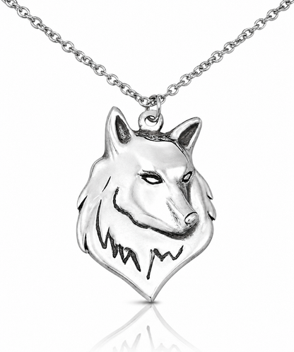 Malen Wolf Necklace for Men and Women, Inspirational Jewelry