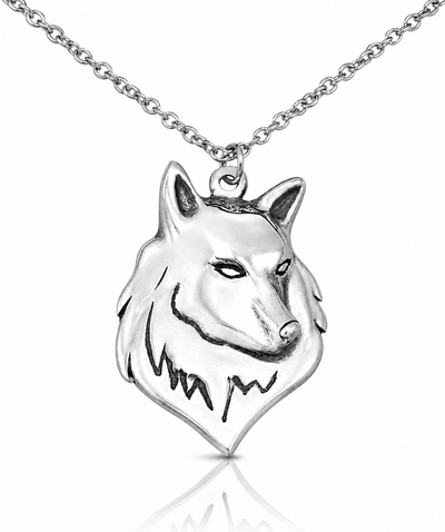 Malen Wolf Necklace for Men and Women, Inspirational Jewelry