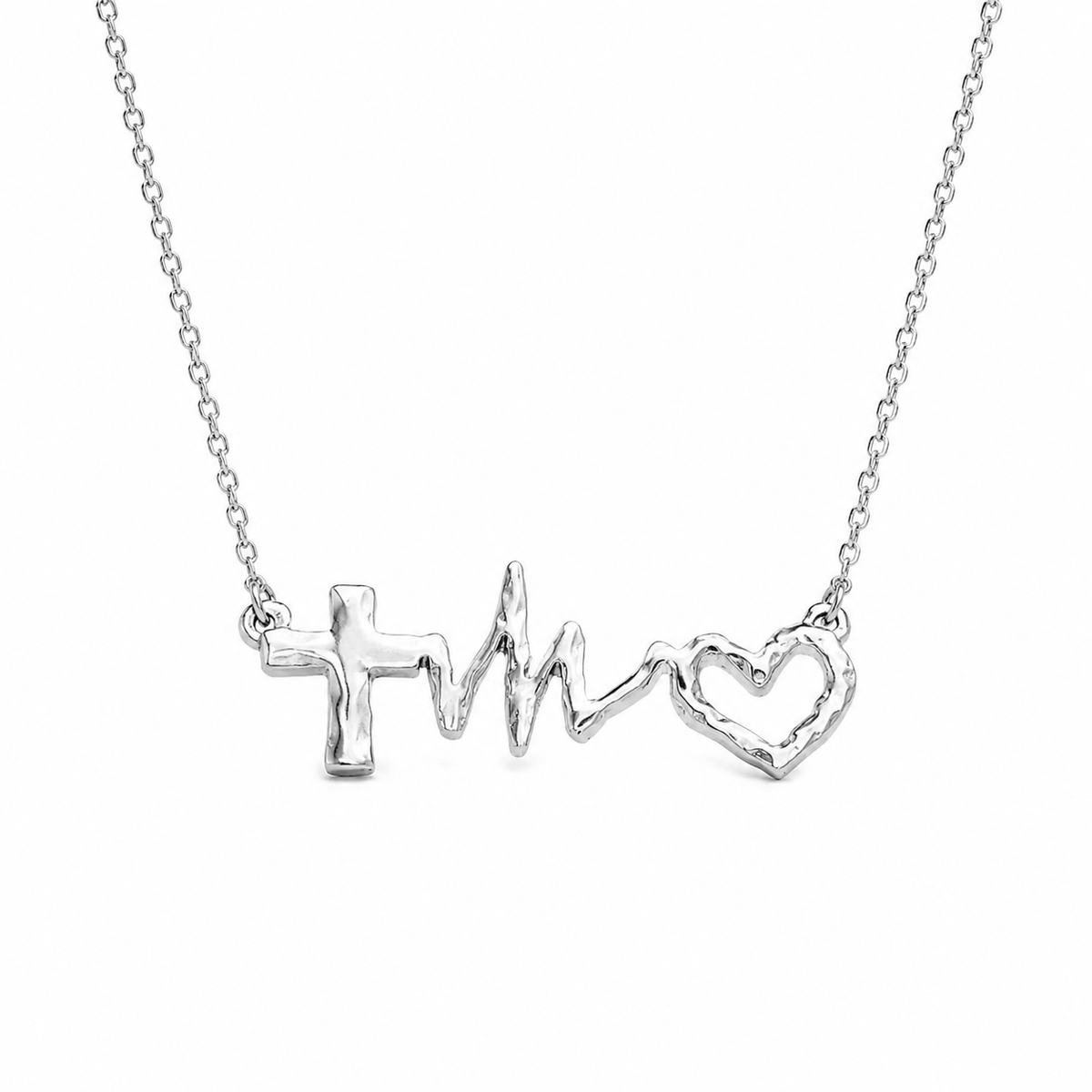 Poppy Gifts for Girlfriend, Best Friends Heartbeat Necklace with Love Quote on Greeting Card