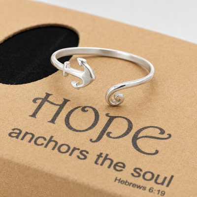 Consuela Anchor Ring, Inspirational Jewelry Rings for Women