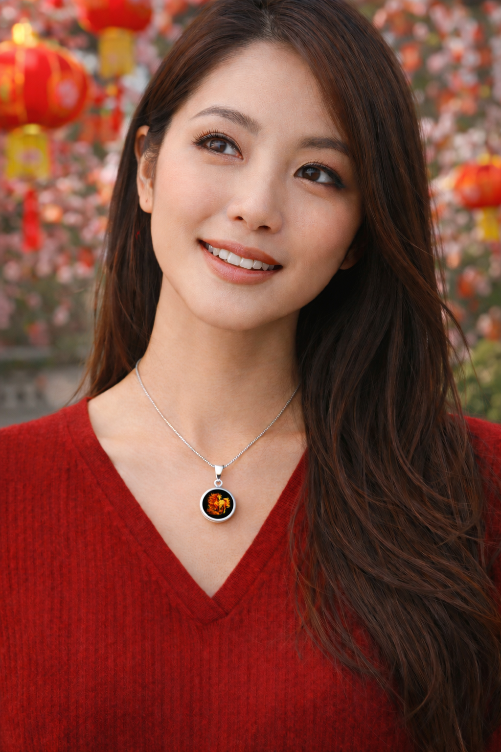 fire horse necklace