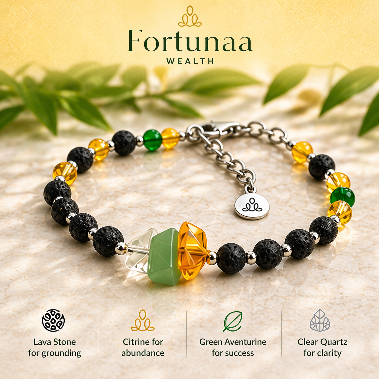 Scentual Stones Collection by Samahdee: Beaded Bracelets with Amethyst, Rose Quartz, Citrine & Organic Essential Oils for Tranquility, Love, and Prosperity - Aromatherapy Diffuser Jewelry for Men & Women