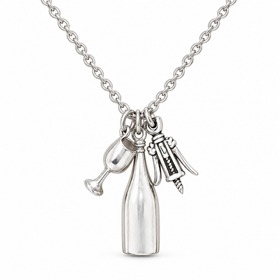 Maryknoll Bartending Necklace, Gift for Drinkers and Wine Lovers, comes with Inspirational Quote