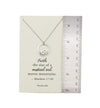 Joyfulle Faith Mountain Pendant Necklace, Religious Jewelry, Gifts for Women with Inspirational Greeting Card