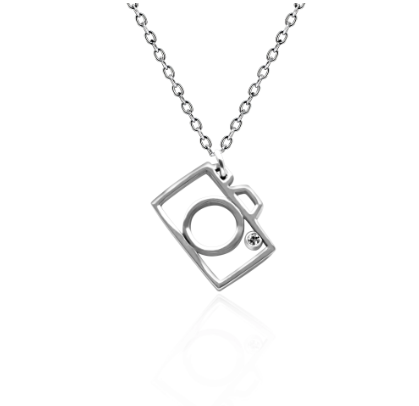 Joyfulle Nikki Cute Vintage Camera Miniature Jewelry for Women, Minimalist Photographer Jewelry Gift