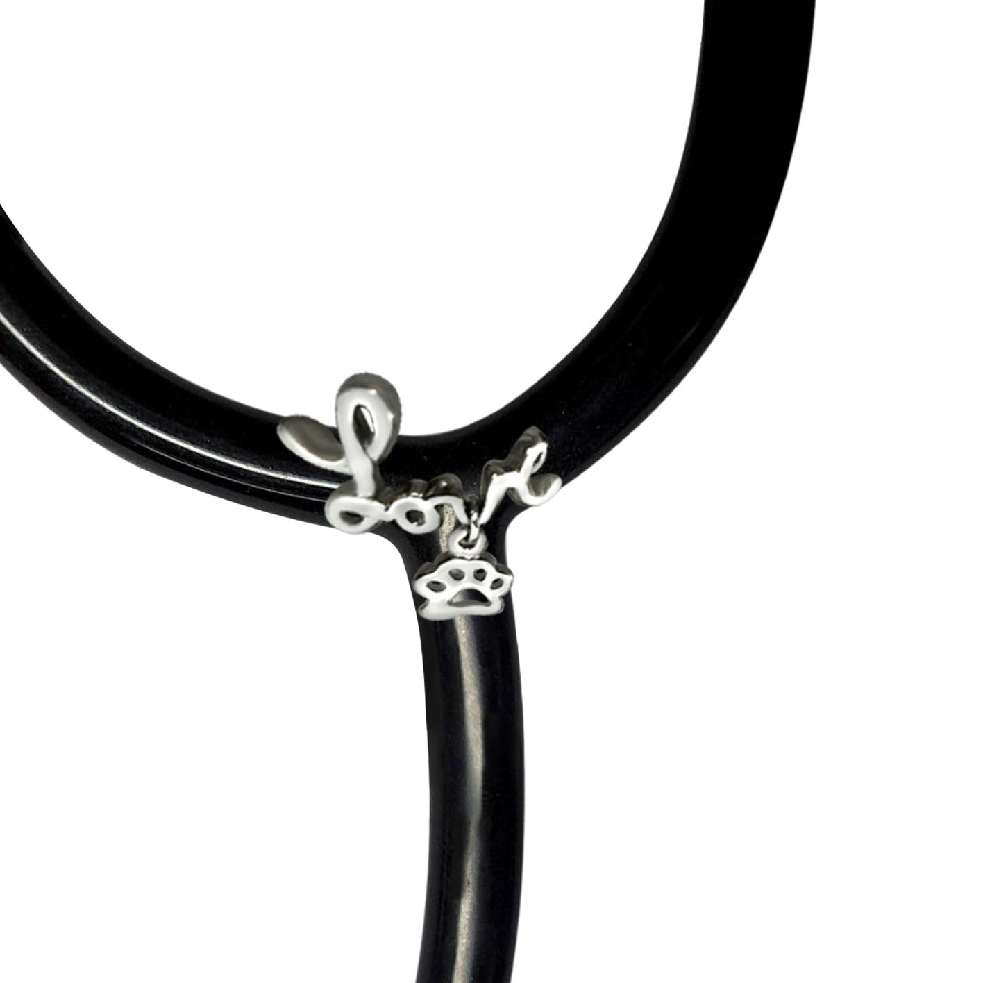 Quinnlyn & Co. Love Paw Stethoscope Charm, Gifts for Women, RN Nurses with Inspirational Quote on Greeting Card