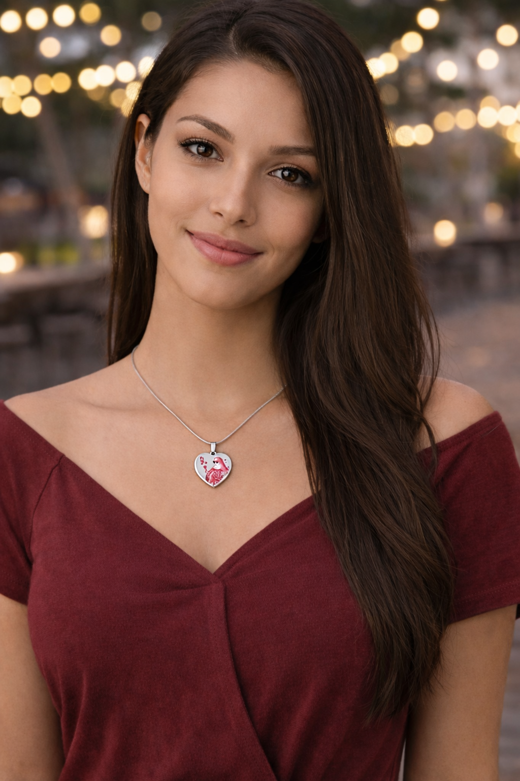 All Hearts. No Drama. Love Queen Heart Necklace – Bold Valentine's Gift for Confident Love & Self-Worth