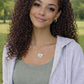 "Love Wins" Heart Necklace – Tic-Tac-Toe Love Pendant for Valentine's Day, Young Love & Sweet Moments