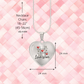 "Love Wins" Heart Necklace – Tic-Tac-Toe Love Pendant for Valentine's Day, Young Love & Sweet Moments