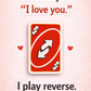 Luxury Heart Pendant Necklace – “Love You More” | Reverse Card Inspired Valentine Gift | Playful Romantic Jewelry