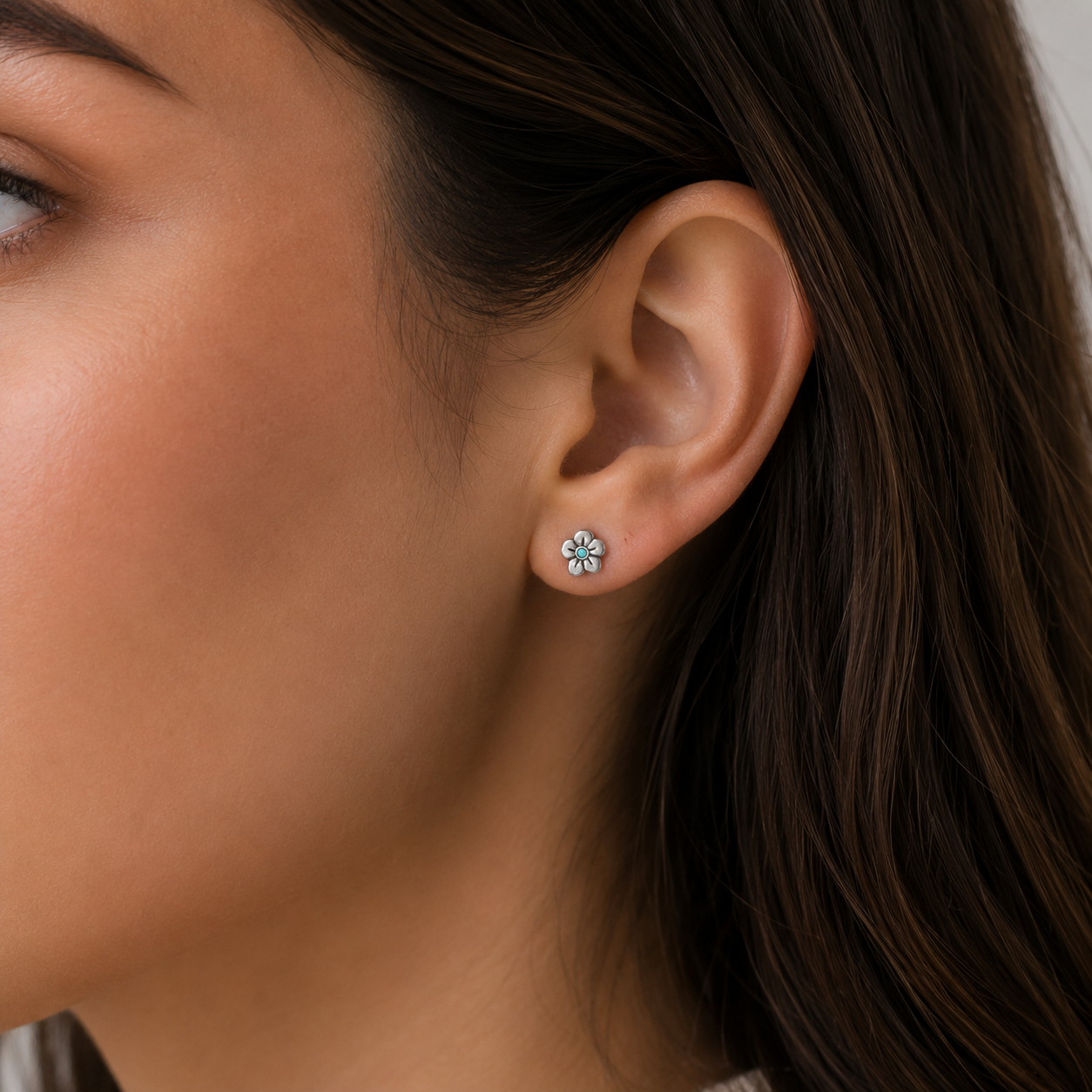 Milan Birthstone Necklaces Collection by Samahdee, Rings, Earrings: Handmade Flower Pendant with Colored Crystal - Gift for Mom, Daughter, BFF, Sister, Granddaughter, Niece
