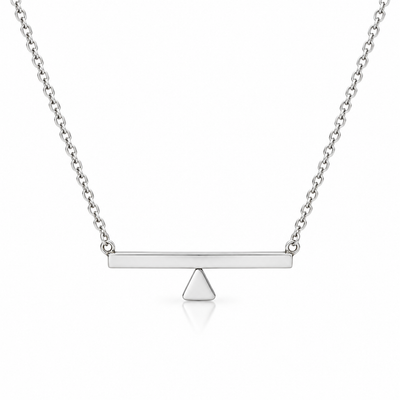 Janine Balance Pendant Necklace for Women Greeting Card
