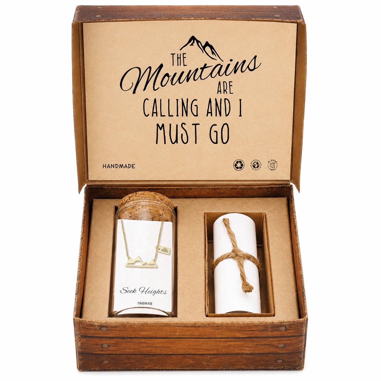 Cristina Necklace for Women, Adventure and Outdoor Lovers, Mountains Jewelry Gift