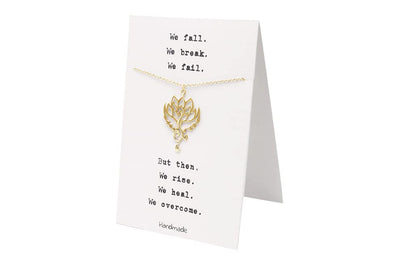 Quinnlyn & Co. Phoenix Earring, Pendant Necklace, Morse Code Bracelet Set of 2 with Inspirational Quote on Greeting Card