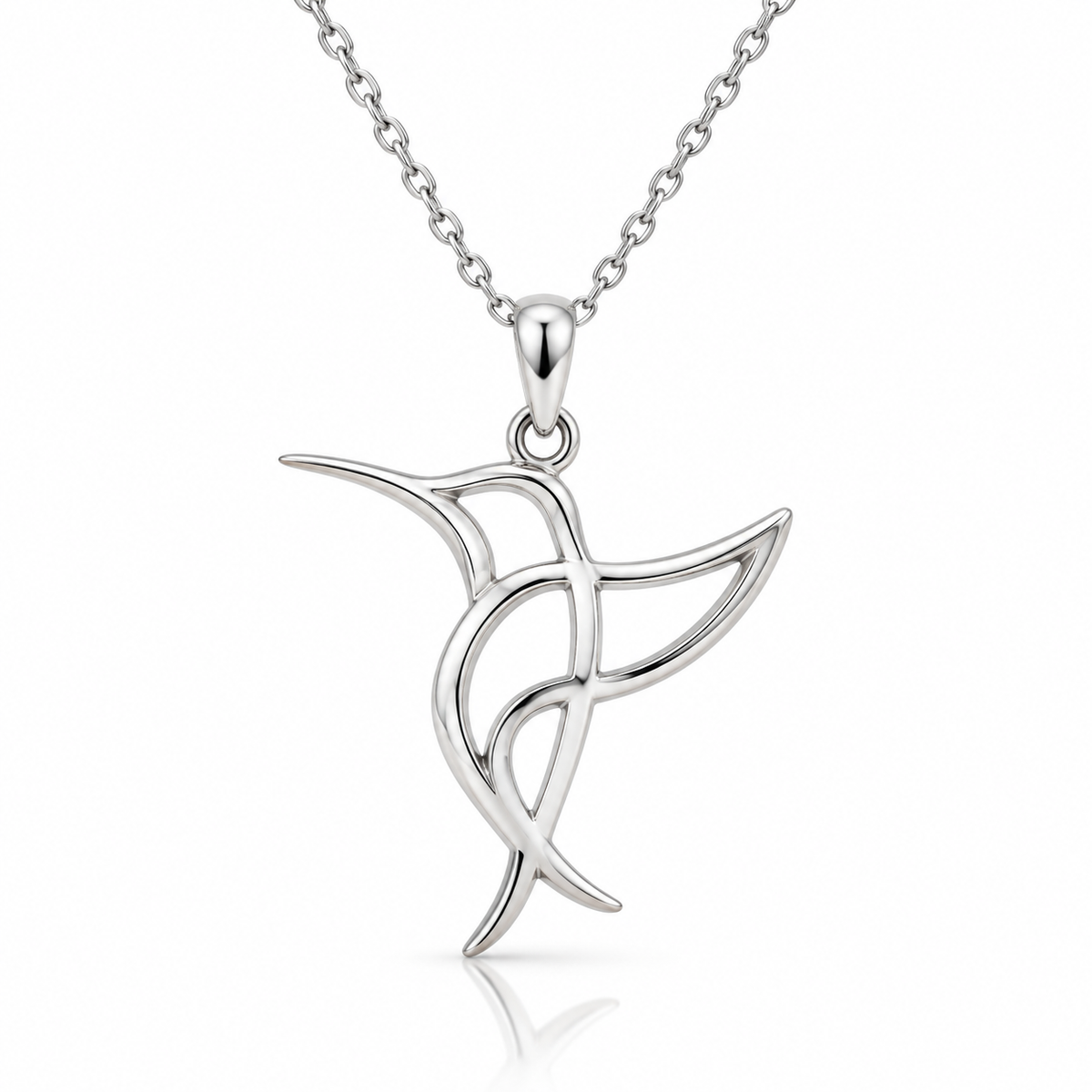 Walela Hummingbird Pendant Necklace, Bird Lovers Gift, Unique Presents for Women, with Inspirational Quote Card
