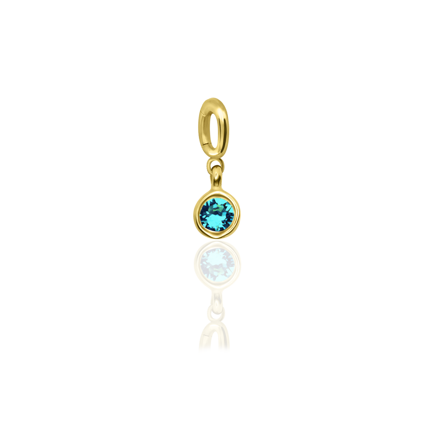 [PRE-ORDER] Birthstone Crystal Necklace by Pranwa, Paper Clip Chain – Monthly Gemstone Jewelry, Personalized Gift for Birthday, Zodiac, Healing Energy