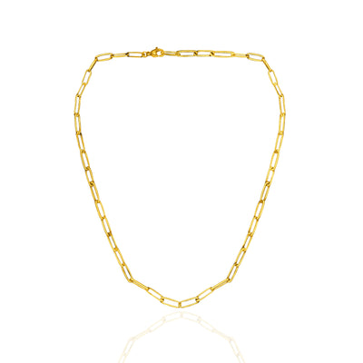 [PRE-ORDER] Birthstone Crystal Necklace by Pranwa, Paper Clip Chain – Monthly Gemstone Jewelry, Personalized Gift for Birthday, Zodiac, Healing Energy