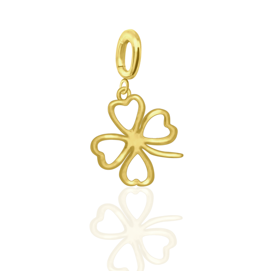 [PRE-ORDER] Clover Ever Lucky, Lucky Clover Charm, Paper Clip Chain, Rare Treasure, Gratitude, Mentor, Teacher Appreciation Gifts, Gold, Silver