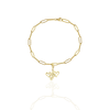 Lyric Harmony of the Heart, Paper Clip Chain, Hearts and Treble Clef Charm, Music, Passion, Creativity, Inspiration, Teacher Appreciation Gifts - Gold, Silver 🎶