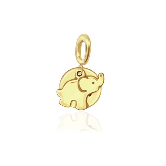[PRE-ORDER] Sage Elephant Charm, Paper Clip Chain , Wisdom Keeper, Strength, Patience, Lasting Knowledge, Teacher Appreciation Gifts, Lifelong Impact - Gold, Silver