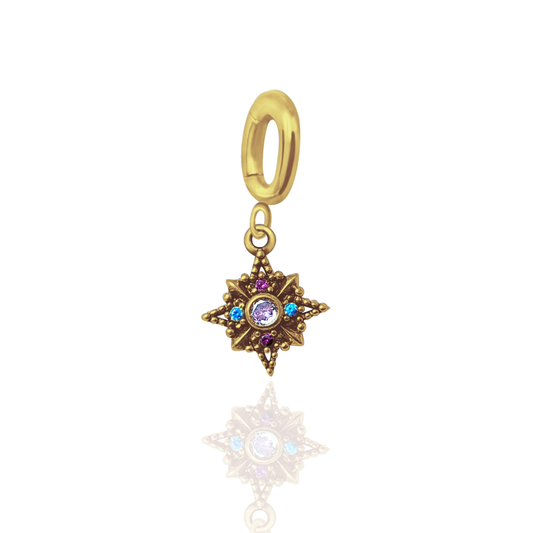 [PRE-ORDER] Aurora Guiding Light, Paper Clip Chain, North Star Charm, Inspiration, Mentor, Wisdom, Teacher Appreciation Gift - Gold, Silver