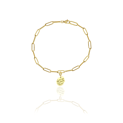 [PRE-ORDER] Nova Compass with "It’s the Journey" Charm, Paper Clip Chain  – Pathfinder, Journey, Discovery, Guidance, Teacher Appreciation Gifts, Learning Journey - Gold, Silver🌟