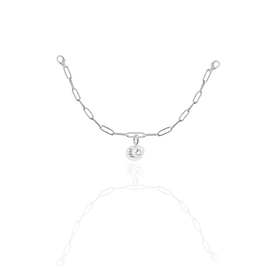 Elara Apple with "To Teach is to Touch the Future" Charm, Paper Clip Chain  – Legacy Apple, Teaching, Impact, Inspiration, Future, Generations, Teacher Appreciation Gifts - Gold, Silver🍎