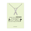 Bruce Nunchuck Pendant Necklace, Gifts for Women with Greeting Card