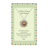 Yamileth Sunflower Charm Jewelry with Inspirational Greeting Card