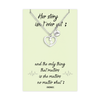 Leim Continue Semicolon Heart Necklace, Mental Health Awareness, Encouragement Gifts for Women