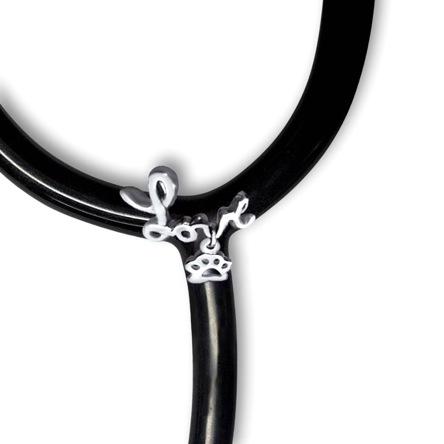 Quinnlyn & Co. Love Paw Stethoscope Charm, Gifts for Women, RN Nurses with Inspirational Quote on Greeting Card