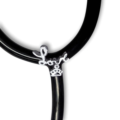 Quinnlyn & Co. Love Paw Stethoscope Charm, Gifts for Women, RN Nurses with Inspirational Quote on Greeting Card