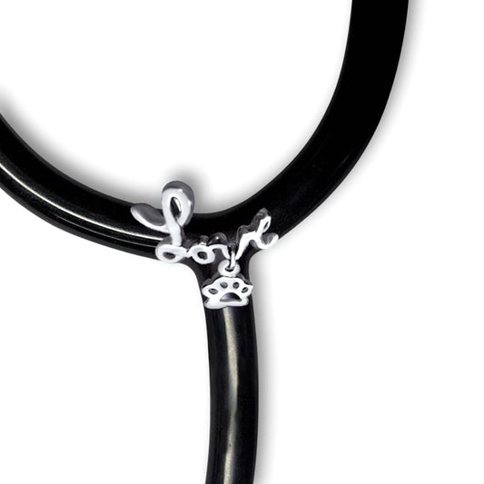 Quinnlyn & Co. Love Paw Stethoscope Charm, Gifts for Women, RN Nurses with Inspirational Quote on Greeting Card