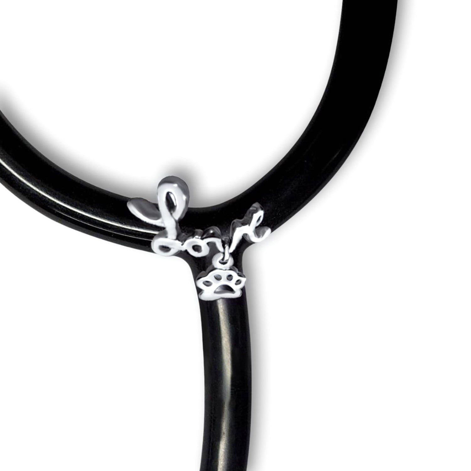 Quinnlyn & Co. Love Paw Stethoscope Charm, Gifts for Women, RN Nurses with Inspirational Quote on Greeting Card