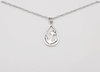 Quinnlyn & Co. Anchor Pendant Necklace, Gifts for Women with Inspirational Quote on Greeting Card