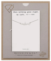 Quinnlyn & Co. Arrow Pendant Necklace, Birthday Gifts for Women with Inspirational Quote on Greeting Card