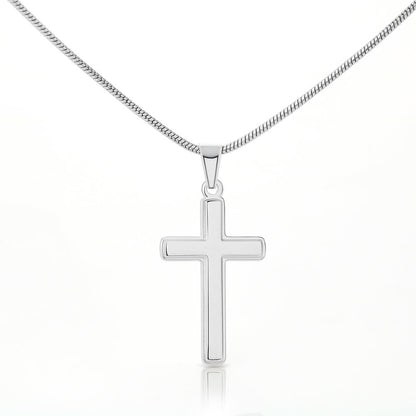 Personalized Prayer Room Cross Necklace Lighted Acrylic Keepsake