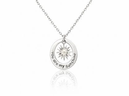 Liv You Are My Sunshine Necklace Engraved Gifts Jewelry Greeting Cards