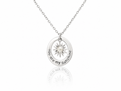 Liv You Are My Sunshine Necklace Engraved Gifts Jewelry Greeting Cards