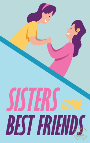 Sisters Day Greeting Card 03