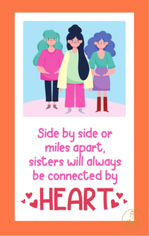 Sisters Day Greeting Card 08