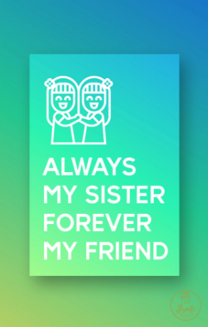 Sisters Day Greeting Card 13