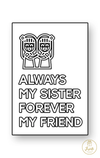 Sisters Day Greeting Card 13