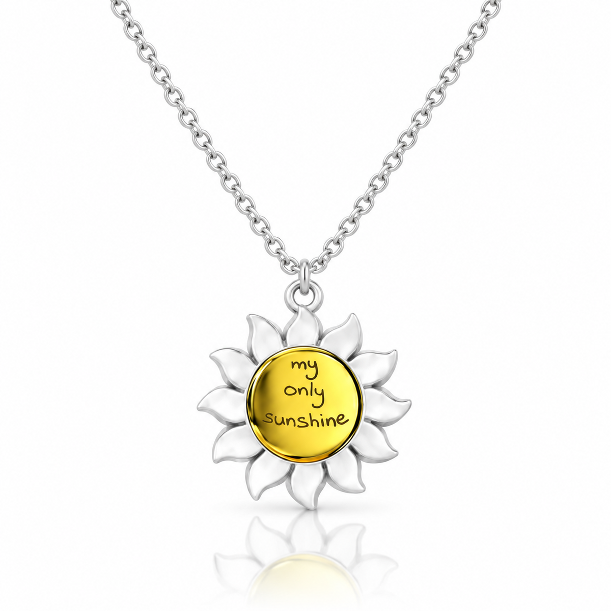 Finley You are My Only Sunshine Necklace for Women, Best Friend Gifts and Greeting Card