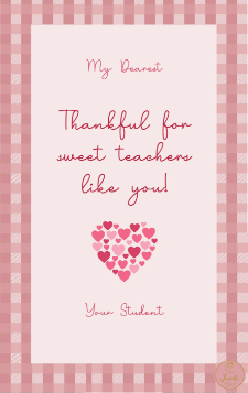 Teacher Appreciation Greeting Card 10