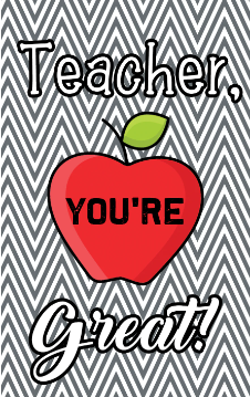 Teacher Appreciation Greeting Card 25