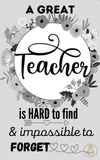 Teacher Appreciation Greeting Card 12