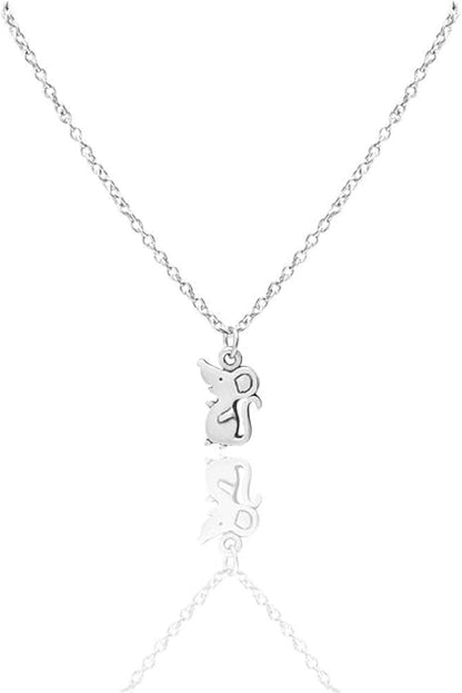 Abril Year of the Rat Pendant Necklace, Birthday Gifts for Best Friend