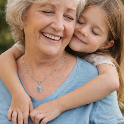 “To the Moon and Back” Grandma Necklace – A Timeless Symbol of Love & Connection