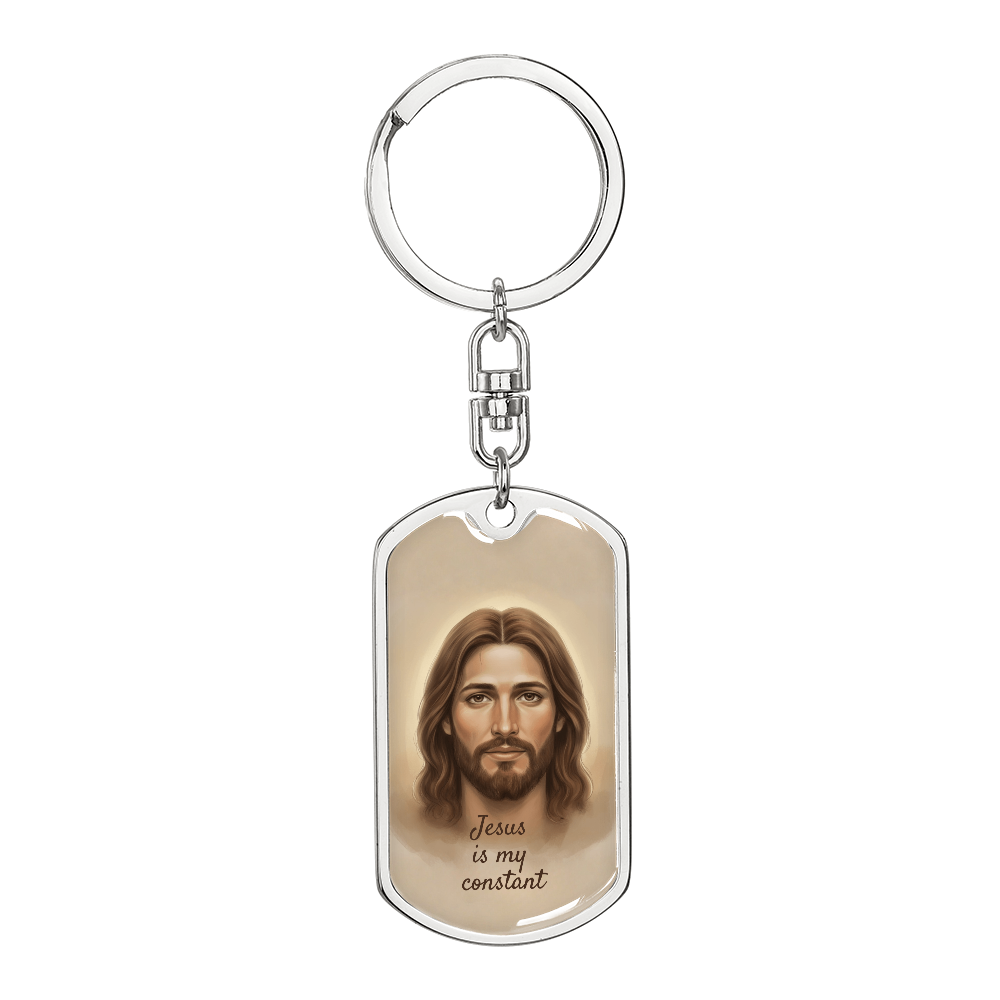 Jesus Is My Constant Keychain – Christian Gift | Inspirational Faith Keychain for Men & Women | Religious Accessory & Scripture Reminder